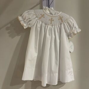 Edgehill collection (Dillards) smocked cross dress / baptism